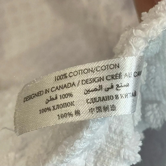 LA VIE EN ROSE Sz M Hotel Collection Belted Luxurious Waffle  Terry Spa Robe - Picture 8 of 10